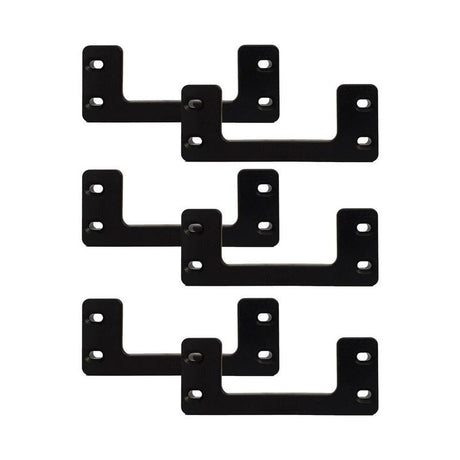 StealthMount OM - CL - BLK - 6 Cleat N Feet Mounting Cleats For Packout, 6 Pack - Mississauga Hardware Centre Inc