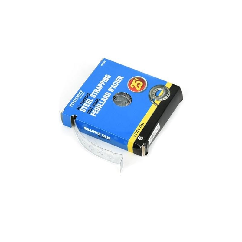 Steel Strapping 25ft x ¾in 28ga - Mississauga Hardware Centre IncTOOLWAY180360