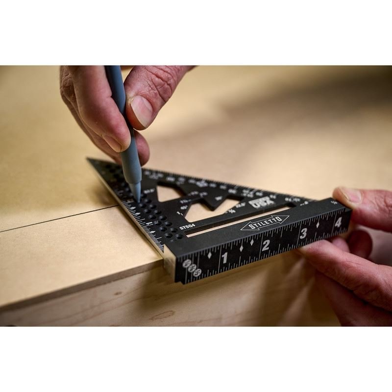 STILETTO STSQ4 4 - 1/2 4in Trim Square - Mississauga Hardware Centre Inc