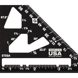 STILETTO STSQ4 4 - 1/2 4in Trim Square - Mississauga Hardware Centre Inc