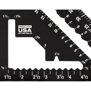 STILETTO STSQ7 - L 7in Carpenter Square with Level - Mississauga Hardware Centre Inc