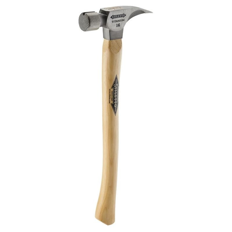 Stiletto TI16MC 16oz Hickory Framing Hammer - Milled/Curve - Mississauga Hardware Centre Inc