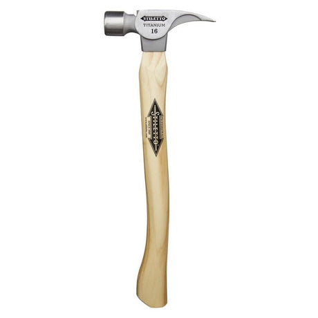Stiletto TI16MC 16oz Hickory Framing Hammer - Milled/Curve - Mississauga Hardware Centre Inc