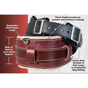STRONGHOLD COMFORT BELT SYSTEM - BLACK - Mississauga Hardware Centre Inc