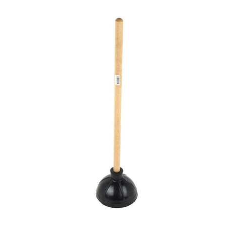 TOILET PLUNGER 8in Cup w / 21in Wooden Handle - Mississauga Hardware Centre Inc