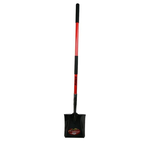 Toolway 10IN X58IN SQUARE SHOVEL FIBERGLASS L - HANDLE - Mississauga Hardware Centre Inc