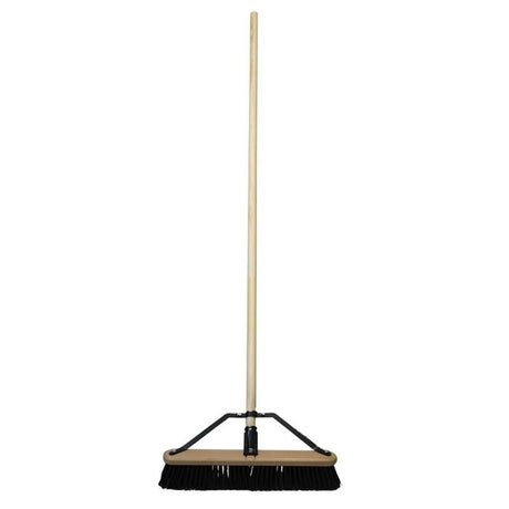 Toolway 123212 18in Push Broom - Concrete W / Brace and Handle - Mississauga Hardware Centre Inc