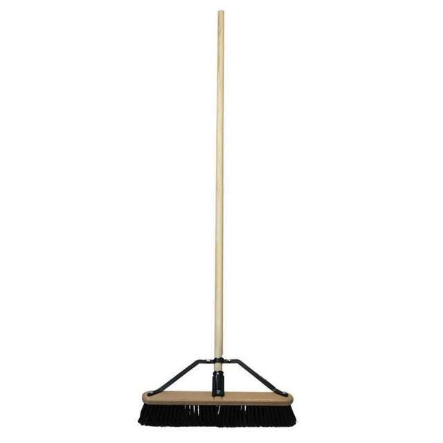 Toolway 123212 18in Push Broom - Concrete W / Brace and Handle - Mississauga Hardware Centre Inc