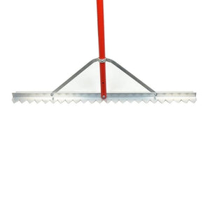 Toolway 36IN ALUM.ASPHALT LUTE RAKE W / 82IN ALUM. HANDLE - Mississauga Hardware Centre Inc