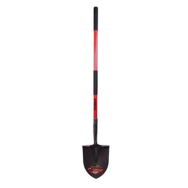 Toolway 9½IN X58IN ROUND SHOVEL FIBERGLASS L - HANDLE - Mississauga Hardware Centre Inc