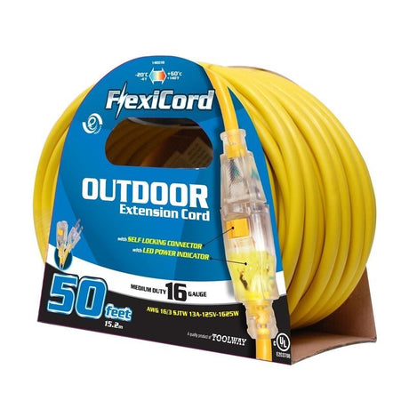 Toolway | SJTW 16/3 1 - Outlet Extension Cords - Mississauga Hardware Centre Inc