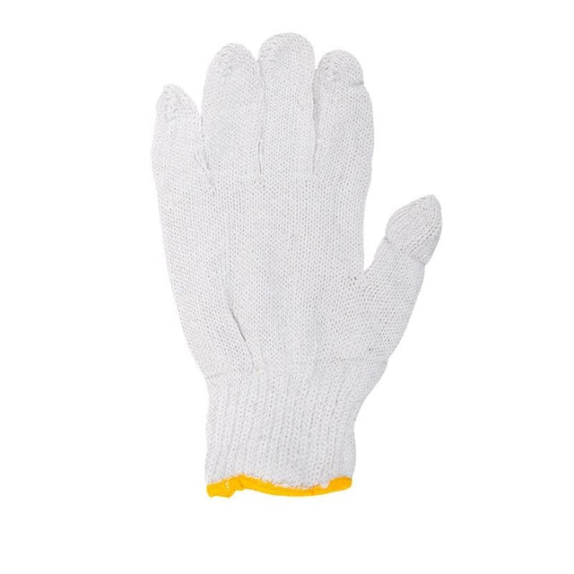 TWXpert 12 pk. Cotton Knitted Work Gloves Yellow (Size M) - Mississauga Hardware Centre Inc