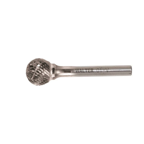 WALTER 01V009 CARBIDE BURR 1/4in Shank Double Cut SD - 1 DC - Mississauga Hardware Centre Inc
