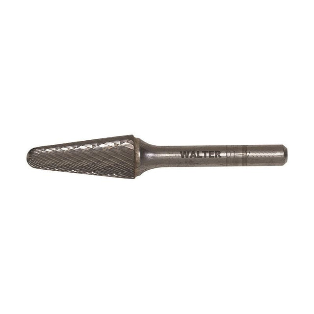 WALTER 01V017 CARBIDE BURR 1/4in Shank Double Cut SL - 1 DC - Mississauga Hardware Centre Inc