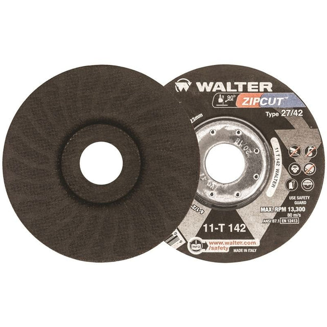 WALTER 11T142 ZIP WHEEL CUT - OFF 4 - 1/2in X 3/64 TYPE 27 - Mississauga Hardware Centre Inc