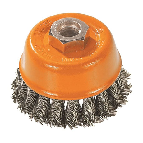 WALTER 13F304 3in X 5/8in - 11 CUP BRUSH KNOT TWISTED WIRE - Mississauga Hardware Centre Inc