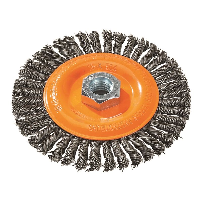 WALTER 13K504 5in X 1/4in X 5/8in - 11 KNOT STRINGER BEAD KNOT TWISTED BRUSH - Mississauga Hardware Centre Inc