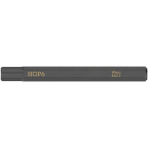WERA 05018157001 840 S Hex - Plus bits for impact screwdrivers, 1/4in x 70 mm - Mississauga Hardware Centre Inc