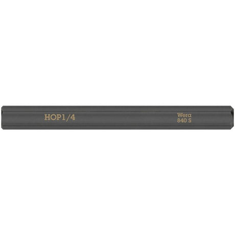WERA 05018157001 840 S Hex - Plus bits for impact screwdrivers, 1/4in x 70 mm - Mississauga Hardware Centre Inc