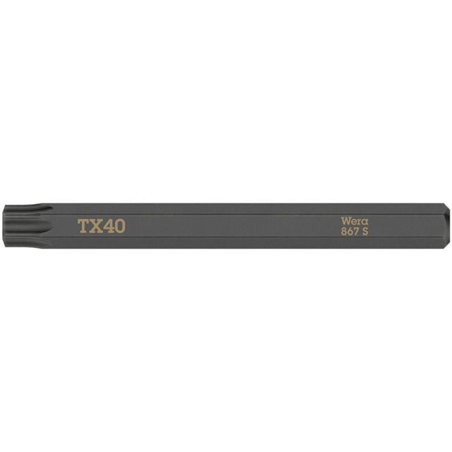 WERA 05018170001 867 S TORX bits for impact screwdrivers, TX 40 x 70 mm - Mississauga Hardware Centre Inc