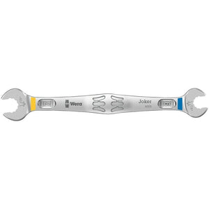 Wera 05020310001 6005 Joker Double Open - Ended Wrenches, 6 X 7 X 111.8 Mm - Mississauga Hardware Centre Inc