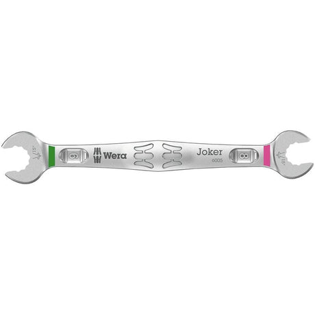 Wera 05020311001 6005 Joker Double Open - Ended Wrenches, 8 X 9 X 122.2 Mm - Mississauga Hardware Centre Inc