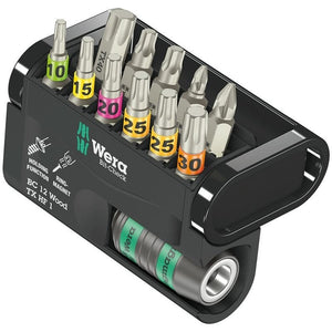 Wera 05057435001 Bit - Check 12 Wood Tx Hf 1, 12 Pieces - Mississauga Hardware Centre Inc