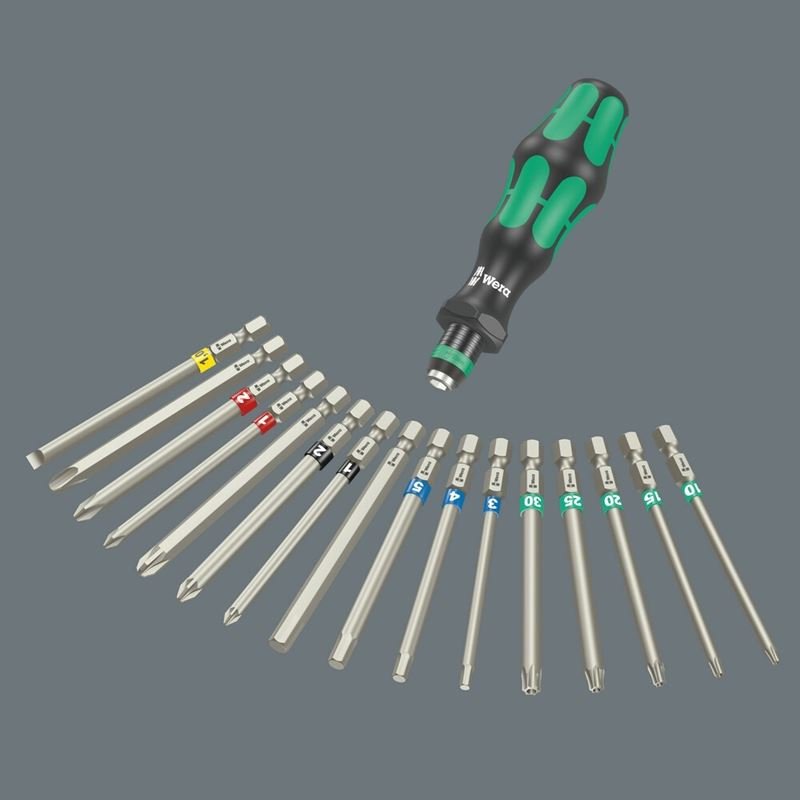 Wera 05059303001 Kraftform Kompakt 60 Tool Finder, 17 Pieces - Mississauga Hardware Centre Inc