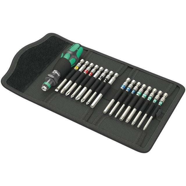 Wera 05059303001 Kraftform Kompakt 60 Tool Finder, 17 Pieces - Mississauga Hardware Centre Inc