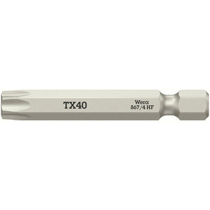 Wera 05060511001 867/4 Torx Hf Bits With Holding Function, Tx 40 X 50 Mm - Mississauga Hardware Centre Inc