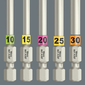 Wera 05060513001 867/4 Torx Hf Bits With Holding Function, Tx 15 X 89 Mm - Mississauga Hardware Centre Inc