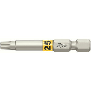 Wera 05060513001 867/4 Torx Hf Bits With Holding Function, Tx 15 X 89 Mm - Mississauga Hardware Centre Inc