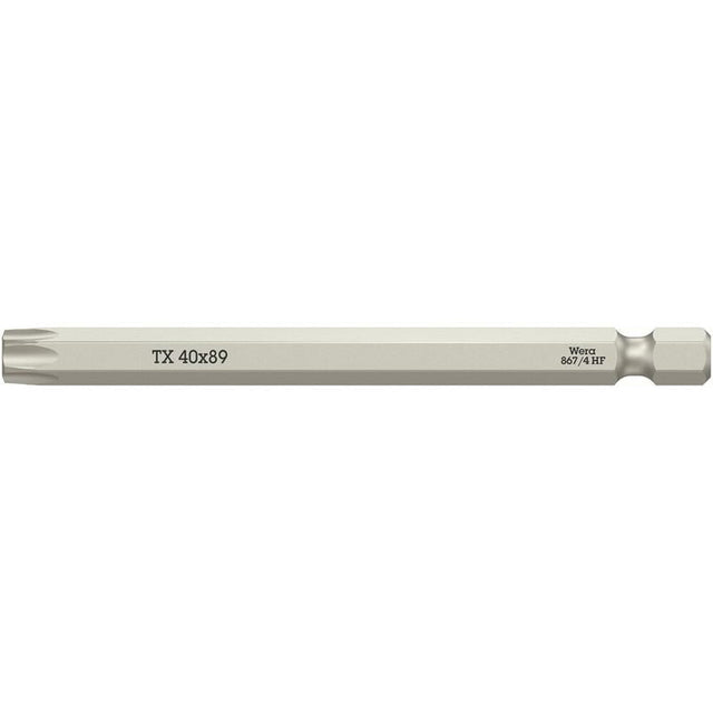 Wera 05060517001 867/4 Torx Hf Bits With Holding Function, Tx 40 X 89 Mm - Mississauga Hardware Centre Inc