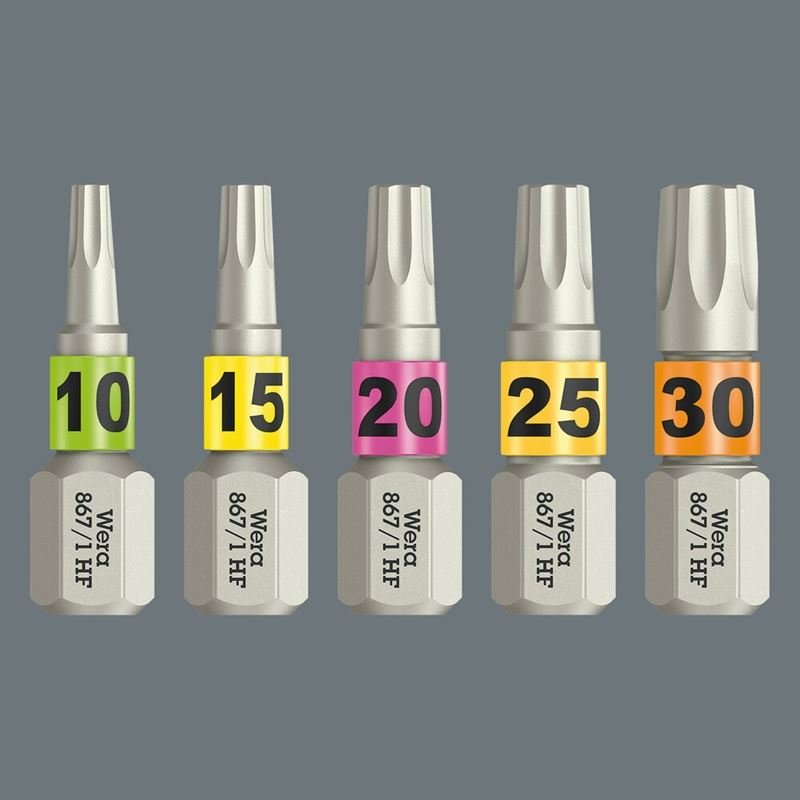 Wera 05066143001 867/1 Torx Hf Bits With Holding Function, Tx 25 X 25 Mm - Mississauga Hardware Centre Inc