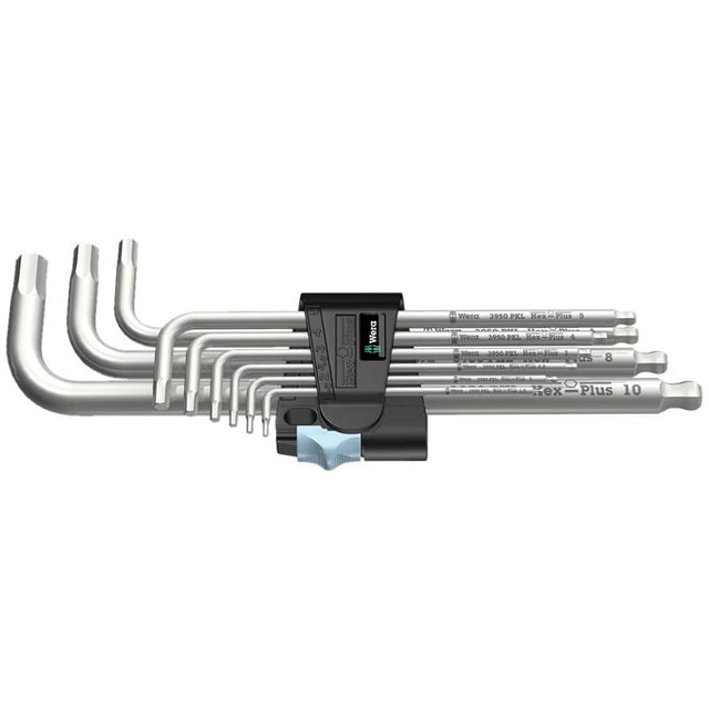 WERA 05073544001 3950/9 Hex - Plus Stainless 1 SB L - key set, metric, stainless - Mississauga Hardware Centre IncWERA TOOLS05073544001