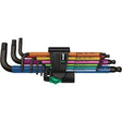 WERA 950/9 Hex - Plus Multicolour 1 L - key set, metric, BlackLaser, 9 pieces - Mississauga Hardware Centre IncWERA TOOLS05022089001