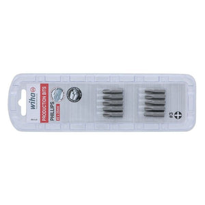 Wiha 3 Phillips Insert Bit Pack of 10 Bits - Mississauga Hardware Centre IncWiha ToolsWIHA-71103