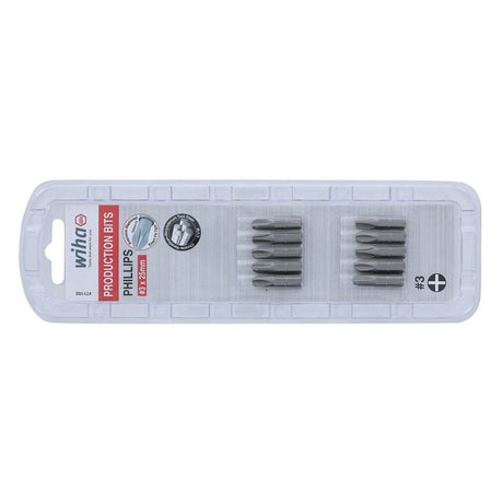 Wiha 3 Phillips Insert Bit Pack of 10 Bits - Mississauga Hardware Centre IncWiha ToolsWIHA-71103