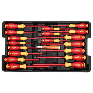 WIHA 32800 80 PIECE MASTER ELECTRICIAN'S INSULATED TOOLS SET IN ROLLING HARD CASE - Mississauga Hardware Centre Inc