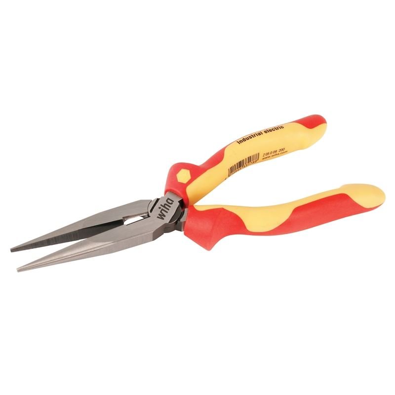 WIHA 32923 Insulated Industrial Long Nose Pliers 8 in - Mississauga Hardware Centre Inc