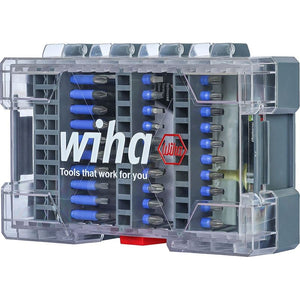 WIHA 70297 TerminatorBlue Universal 1/4 in Hex Shank Impact Bit Set 40pc - Mississauga Hardware Centre Inc