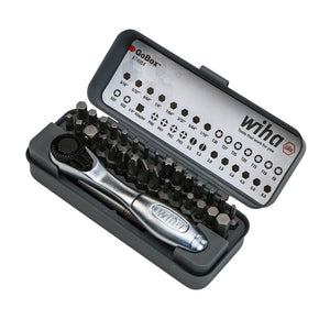 WIHA 74984 32 PIECE GOBOX STANDARD BIT SET WITH MINI RATCHET - Mississauga Hardware Centre Inc