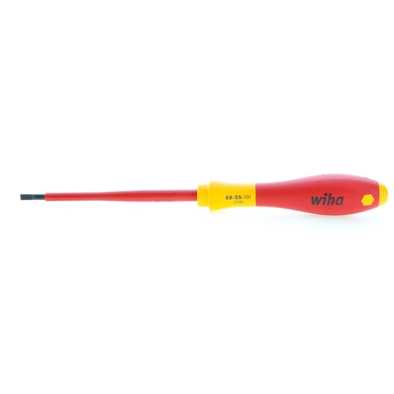 WIHA 92005 Insulated SoftFinish Slotted Screwdriver 3.5 - Mississauga Hardware Centre Inc