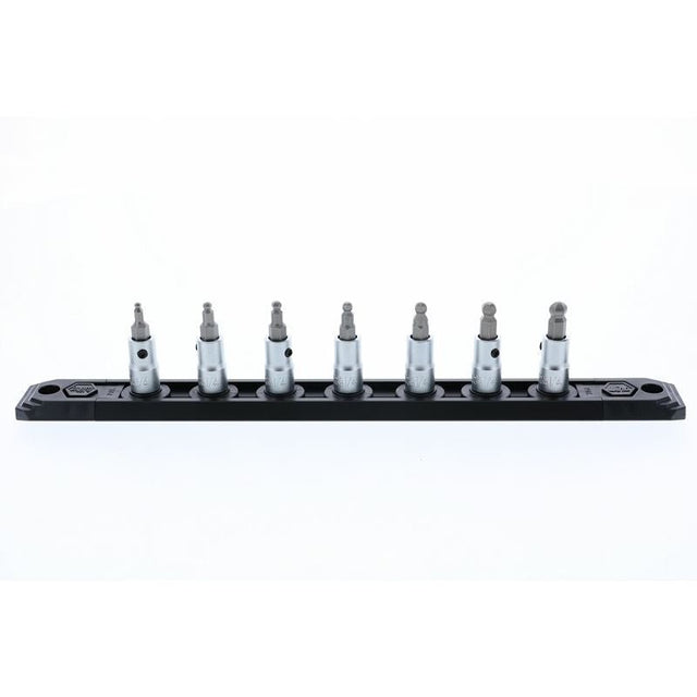 Wiha Ball End Hex Inch Bit Socket 1/4in Square Drive 7 Piece Set - Mississauga Hardware Centre IncWiha ToolsWIHA-71398