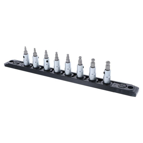 Wiha Ball End Hex Inch Bit Socket 1/4in Square Drive 8 Piece Set - Mississauga Hardware Centre IncWiha ToolsWIHA-71798