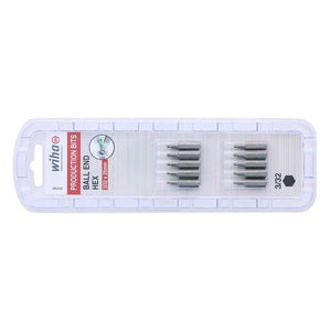 Wiha Ball End Hex Inch Insert Bit 3/32in Pack of 10 Bits - Mississauga Hardware Centre IncWiha ToolsWIHA-71701