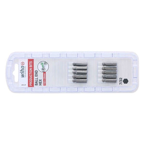 Wiha Ball End Hex Inch Insert Bit 7/32in Pack of 10 Bits - Mississauga Hardware Centre IncWiha ToolsWIHA-71707