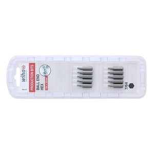 Wiha Ball End Hex Inch Insert Bit 7/64in Pack of 10 Bits - Mississauga Hardware Centre IncWiha ToolsWIHA-71702
