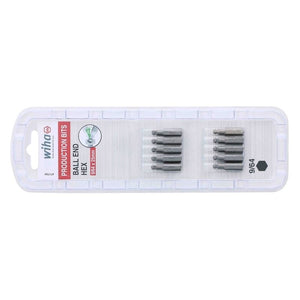 Wiha Ball End Hex Inch Insert Bit 9/64in Pack of 10 Bits - Mississauga Hardware Centre IncWiha ToolsWIHA-71704