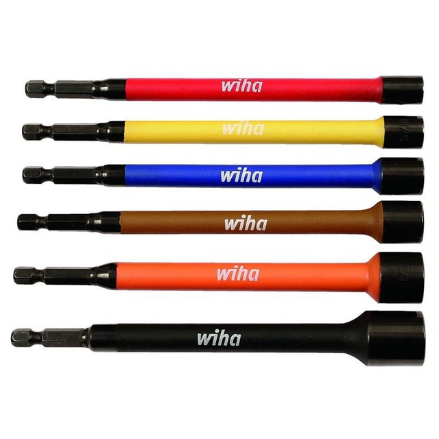 Wiha Color Coded Magnetic Nut Setters 6 - Piece - Mississauga Hardware Centre IncWiha ToolsWIHA-70486